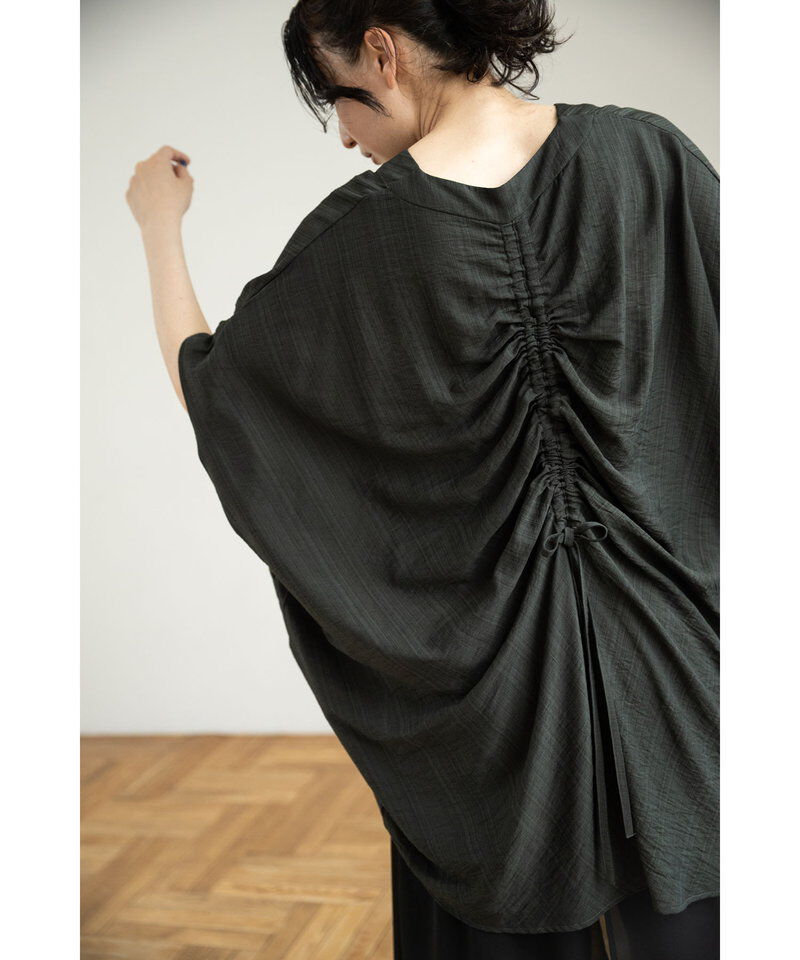  「バックギャザーブラウス」|シャツ・ブラウス|