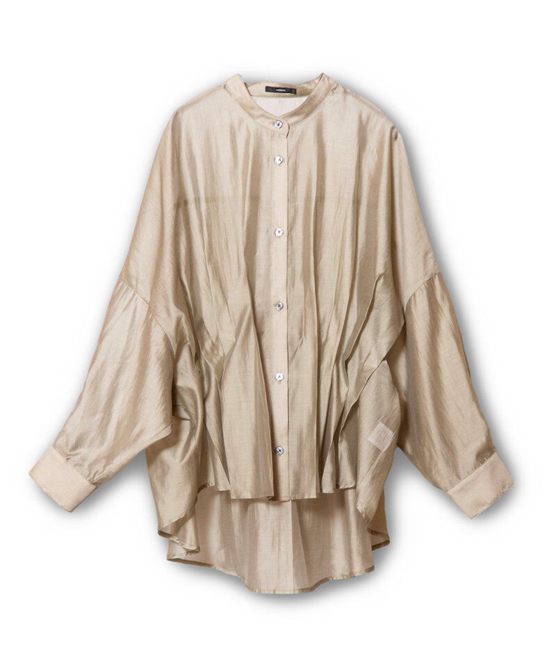  「イレギュラーヘムタックシアーシャツ」|シャツ・ブラウス|