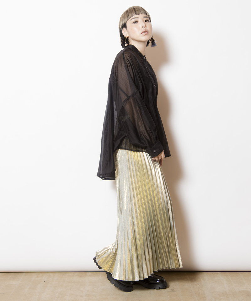  「イレギュラーヘムタックシアーシャツ」|シャツ・ブラウス|