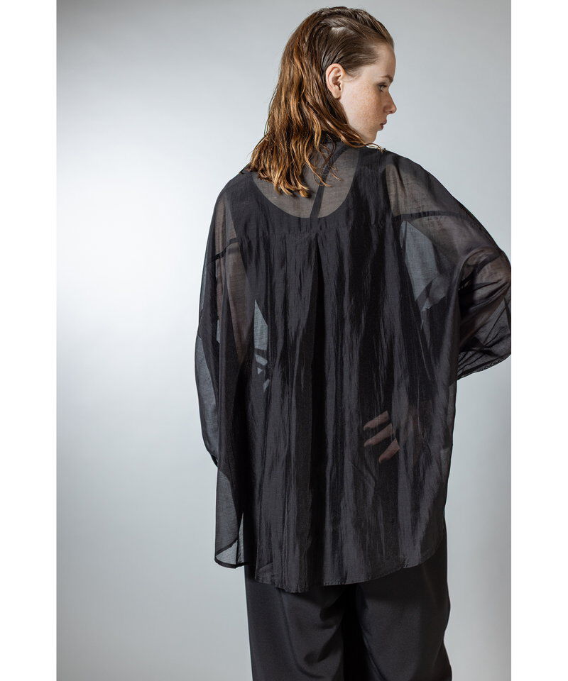  「イレギュラーヘムタックシアーシャツ」|シャツ・ブラウス|