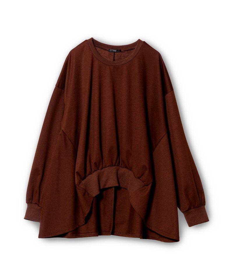  「ギャザープルオーバー」|Tシャツ・カットソー|