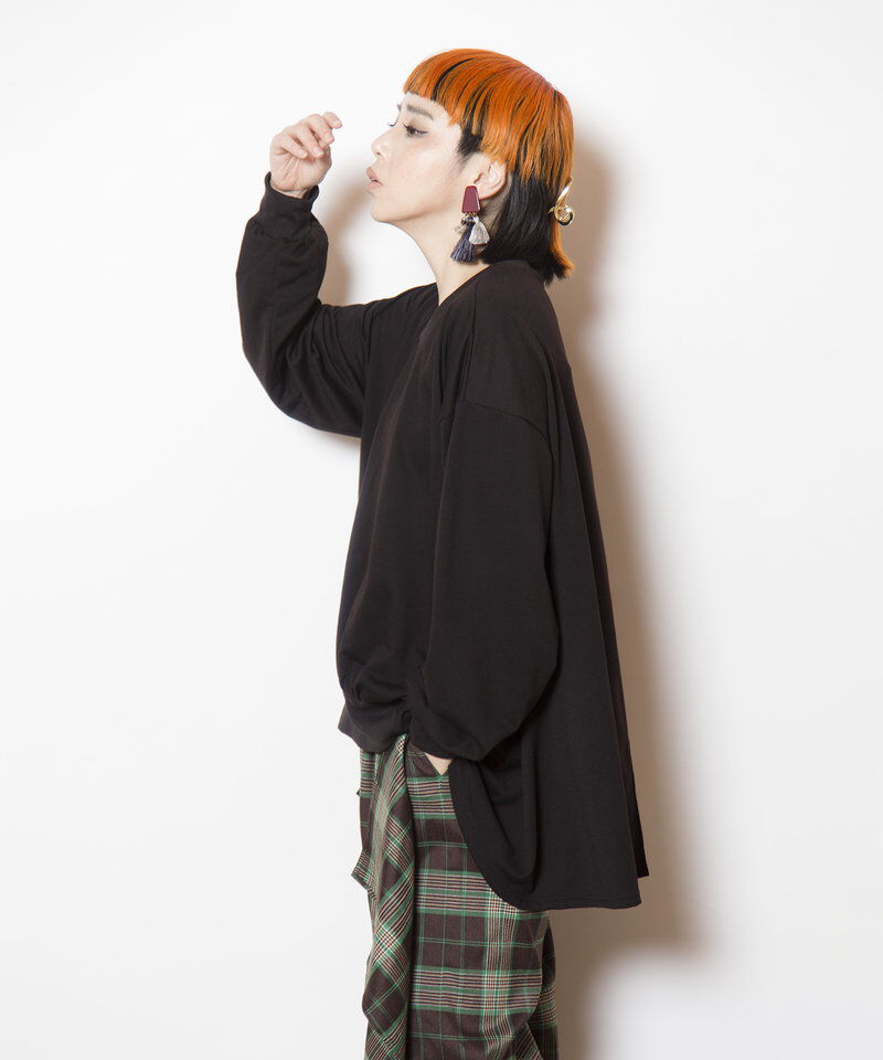  「ギャザープルオーバー」|Tシャツ・カットソー|