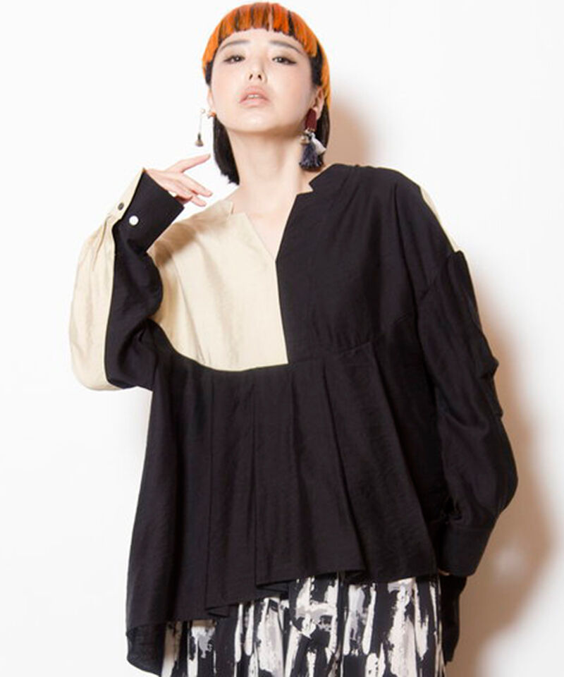  「タックブラウス」|シャツ・ブラウス|MIX