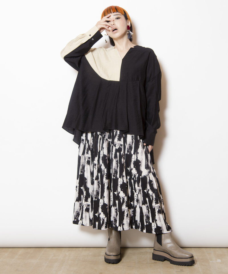  「タックブラウス」|シャツ・ブラウス|