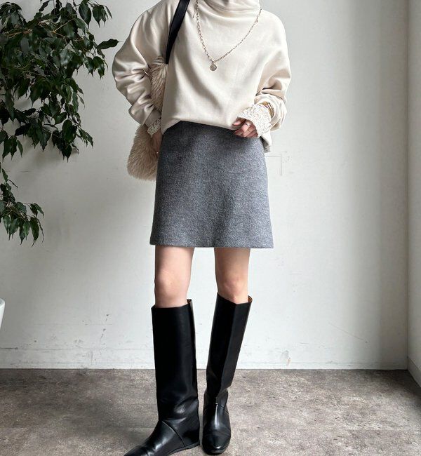  「裏起毛ハイネックプルオーバー」|Tシャツ・カットソー|