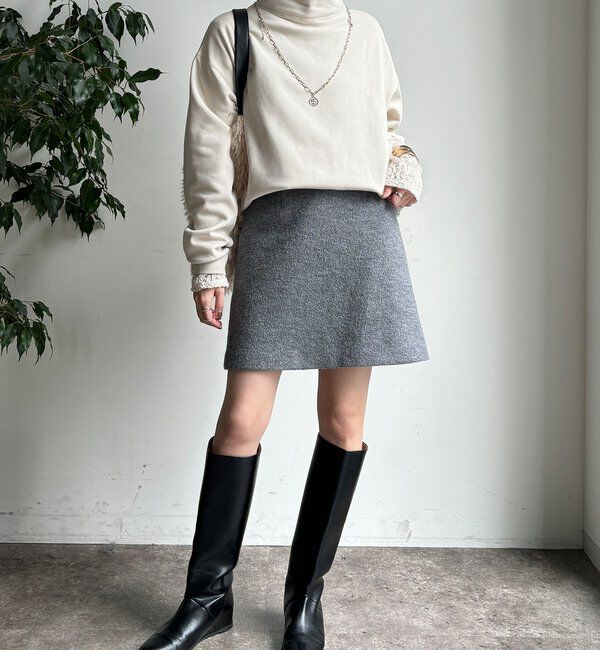  「裏起毛ハイネックプルオーバー」|Tシャツ・カットソー|