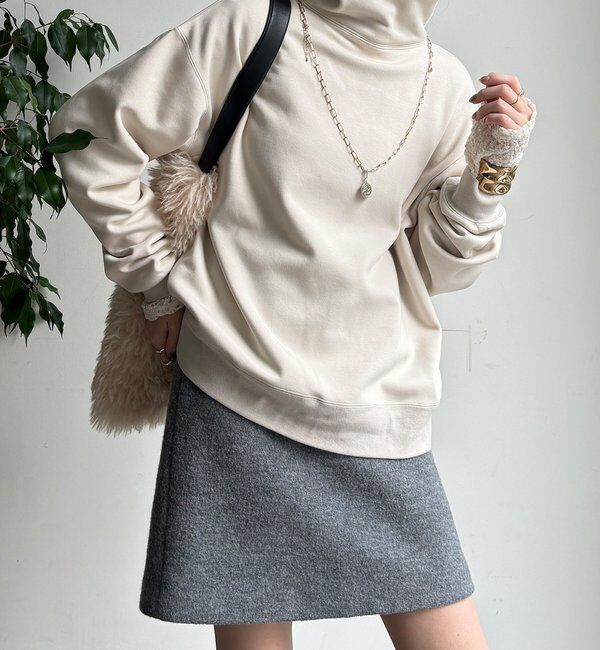  「裏起毛ハイネックプルオーバー」|Tシャツ・カットソー|