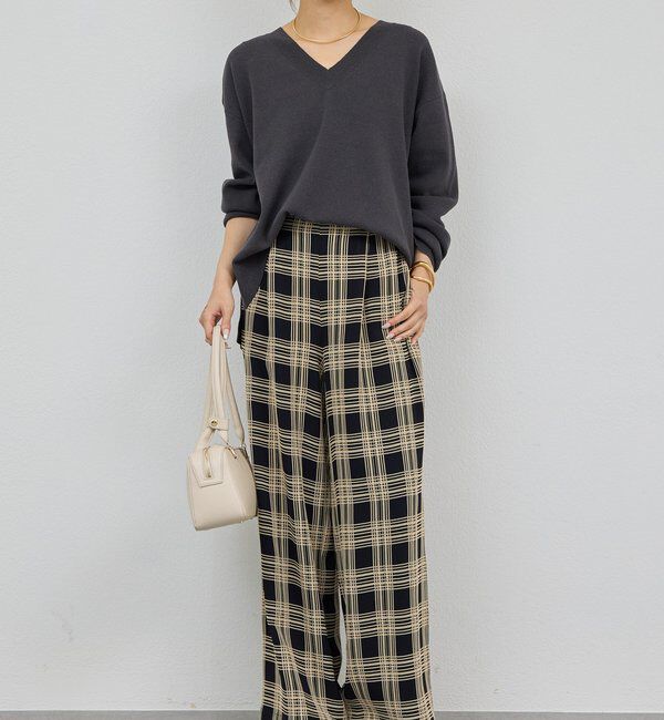  「【セットアップ対応】Vニット」|ニット・セーター|