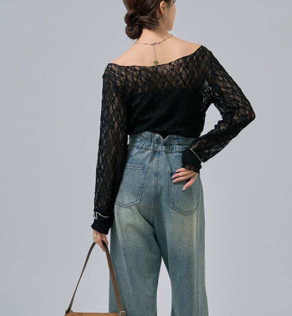  「レースプルオーバー」|Tシャツ・カットソー|