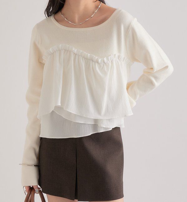  「ビスチェドッキングニット」|ニット・セーター|