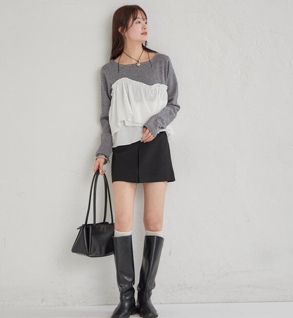  「ビスチェドッキングニット」|ニット・セーター|