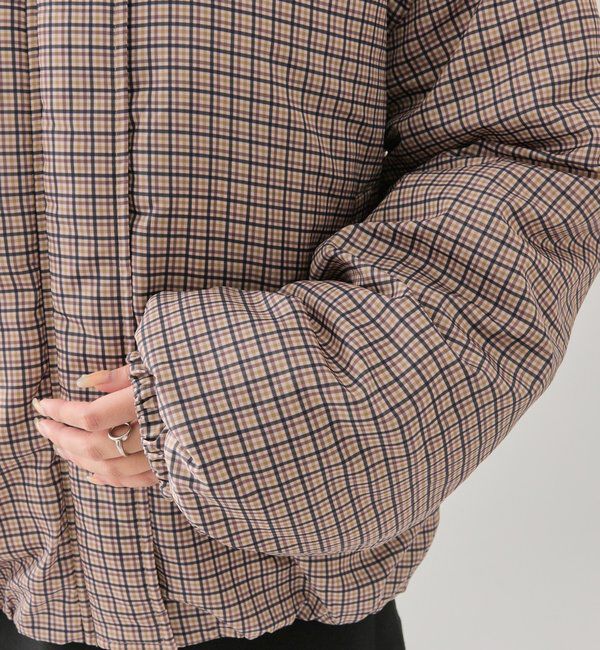  「中綿チェックダウン」|ダウン|