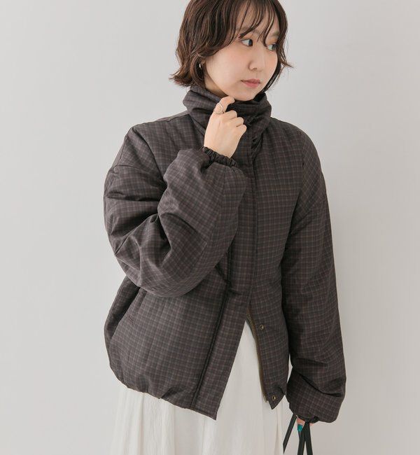  「中綿チェックダウン」|ダウン|