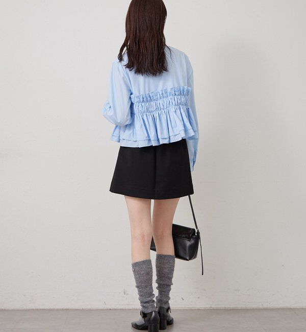  「シャーリングティアード ブラウス」|シャツ・ブラウス|
