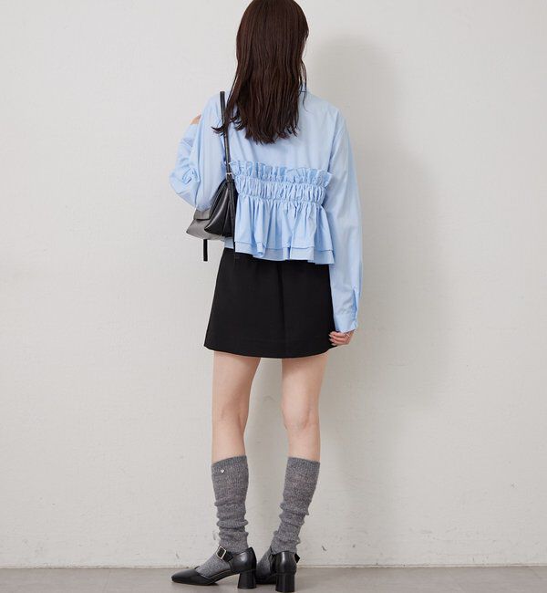  「シャーリングティアード ブラウス」|シャツ・ブラウス|