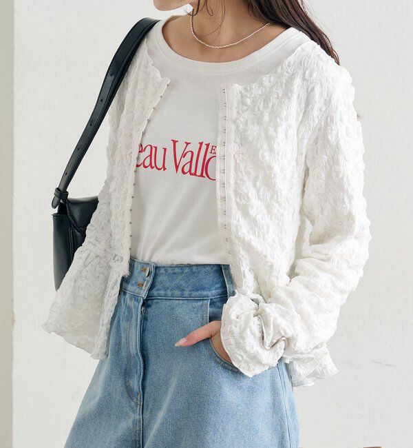  「シャーリングペプラム TOPS」|シャツ・ブラウス|