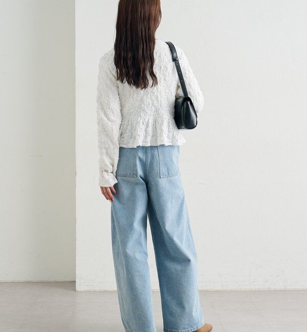  「シャーリングペプラム TOPS」|シャツ・ブラウス|