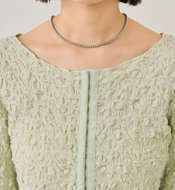  「シャーリングペプラム TOPS」|シャツ・ブラウス|