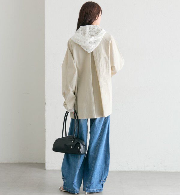  「スタンドカラーミドルトレンチ」|トレンチコート|