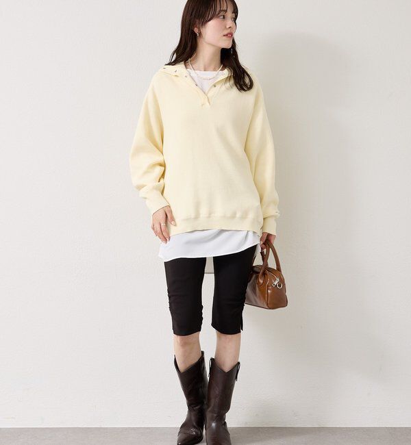  「26SSスウェットライクヘンリーニット」|ニット・セーター|