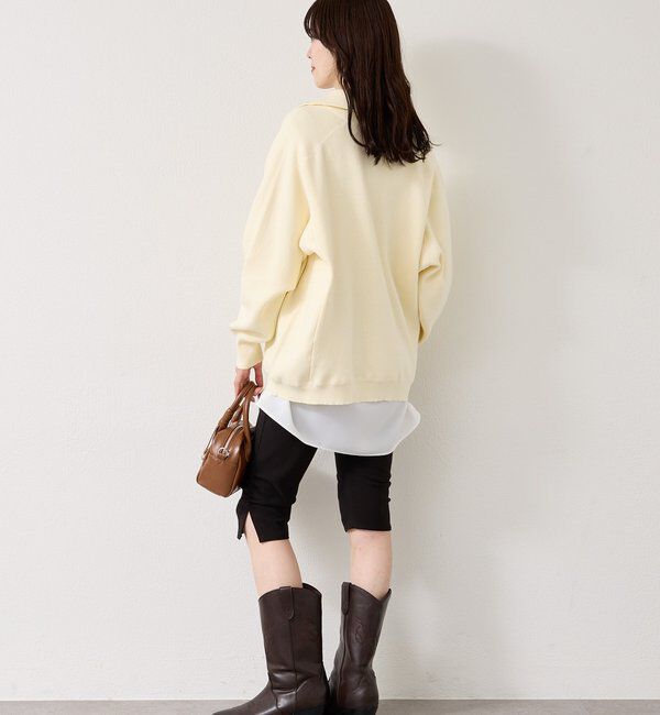  「26SSスウェットライクヘンリーニット」|ニット・セーター|