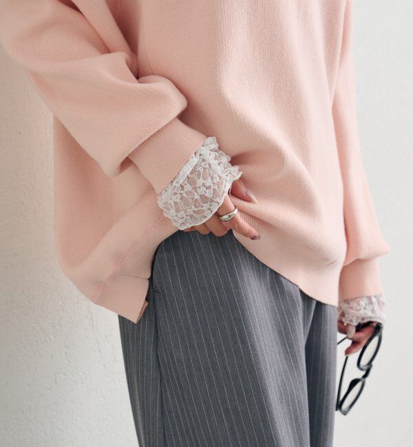  「26SSスウェットライクヘンリーニット」|ニット・セーター|