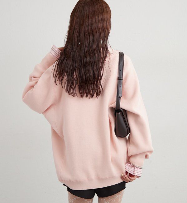  「26SSスウェットライクヘンリーニット」|ニット・セーター|