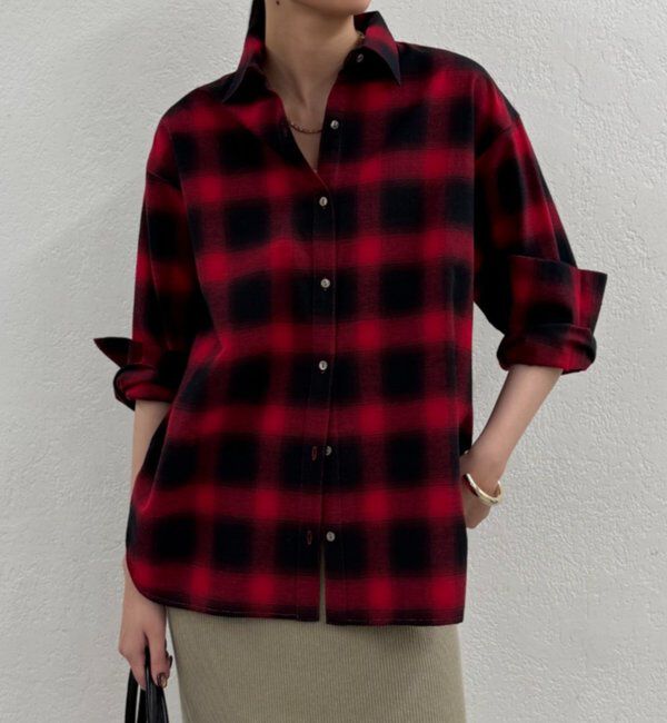  「ベーシックオンブレチェックシャツ」|シャツ・ブラウス|