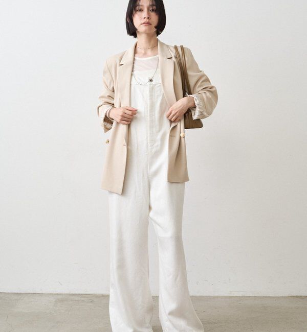  「フルイドオールインワン」|ワンピース|オフホワイト