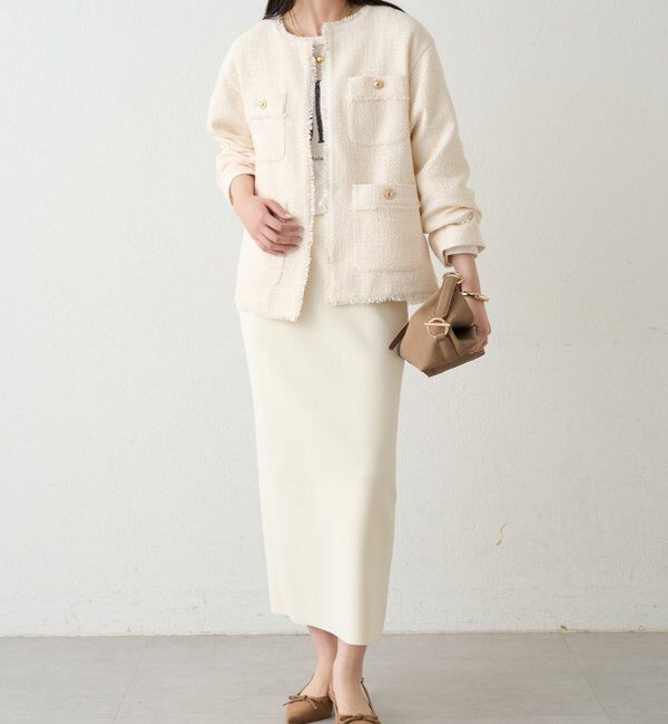  「スムースニットタイトスカート」|スカート|