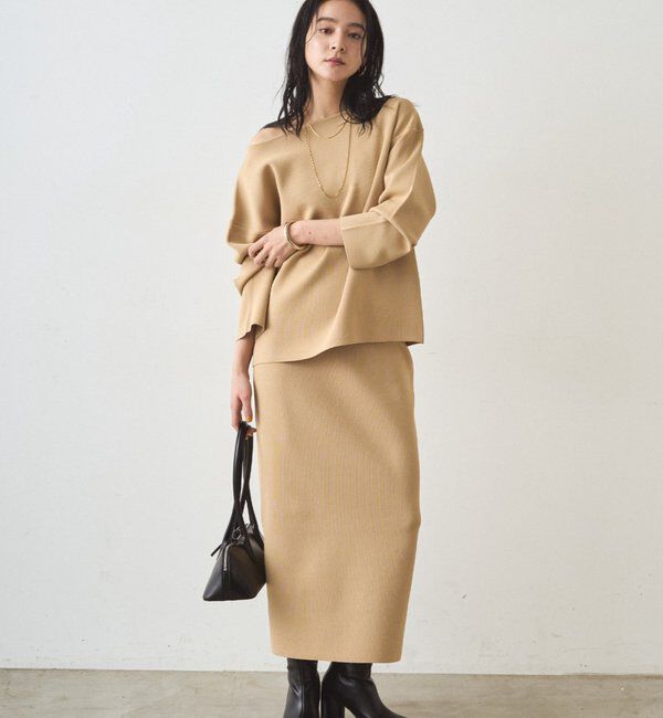  「スムースニットタイトスカート」|スカート|