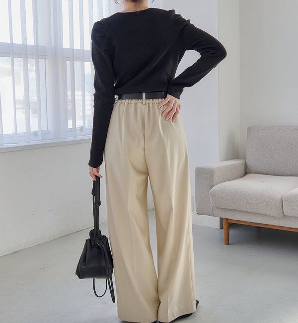  「ホックヘンリーパフニット」|ニット・セーター|