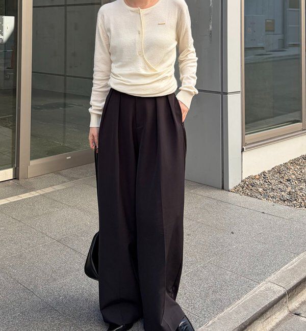  「カーディガン風アシメニット」|ニット・セーター|