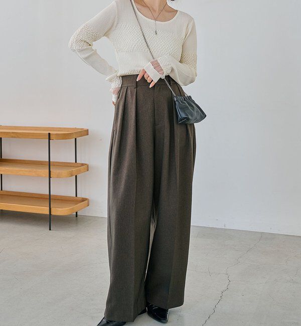  「シャーリングニット」|ニット・セーター|