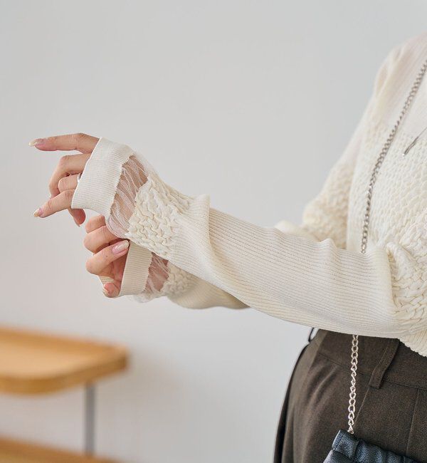  「シャーリングニット」|ニット・セーター|