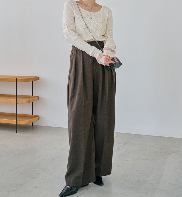  「シャーリングニット」|ニット・セーター|