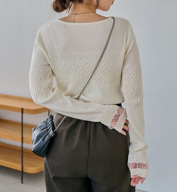  「シャーリングニット」|ニット・セーター|