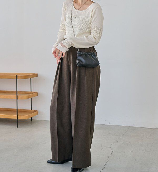  「シャーリングニット」|ニット・セーター|