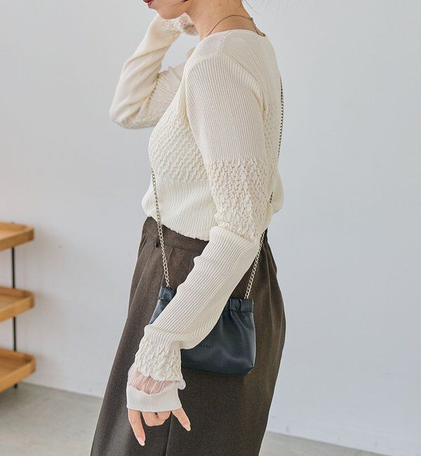  「シャーリングニット」|ニット・セーター|