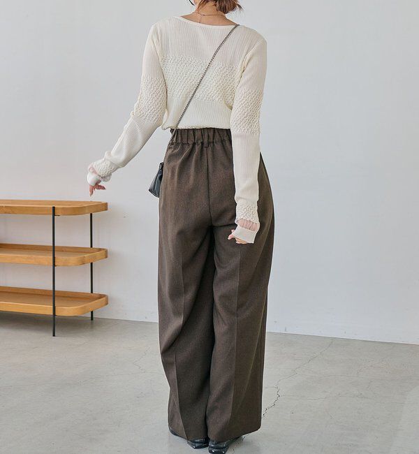  「シャーリングニット」|ニット・セーター|