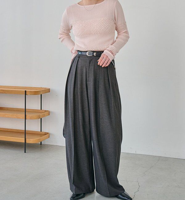  「シャーリングニット」|ニット・セーター|