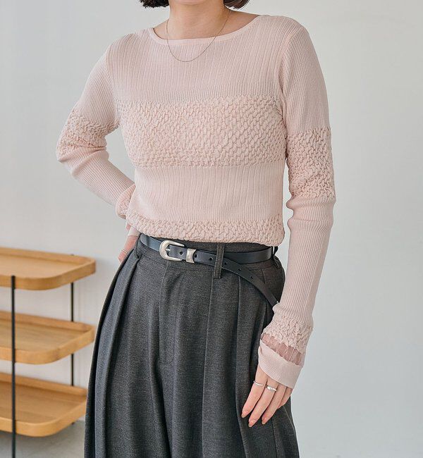  「シャーリングニット」|ニット・セーター|