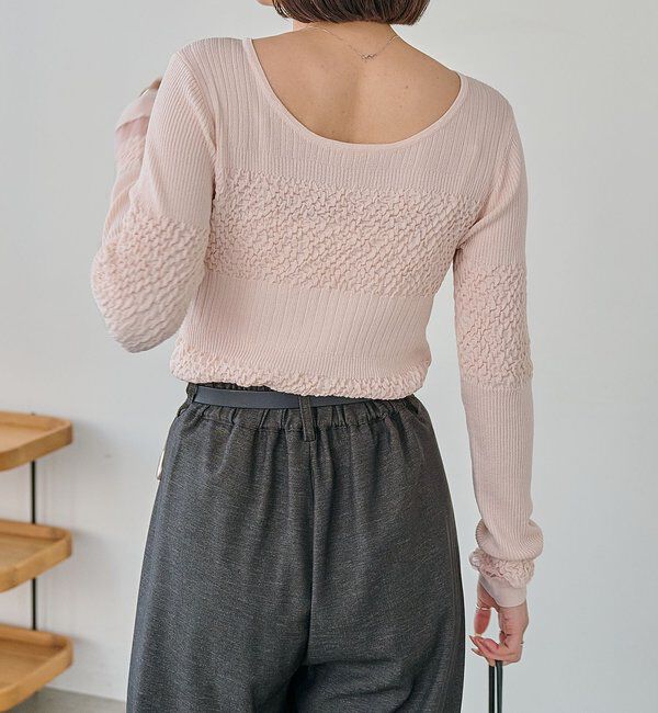  「シャーリングニット」|ニット・セーター|