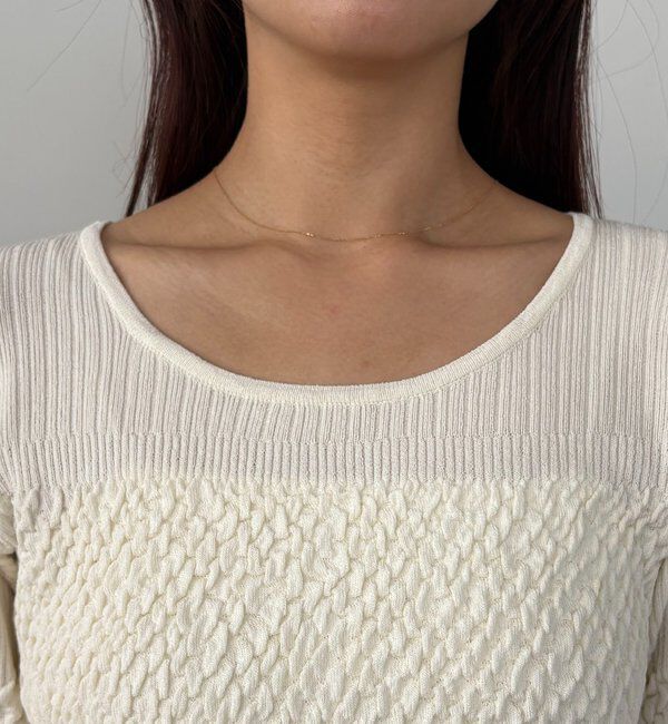  「シャーリングニット」|ニット・セーター|