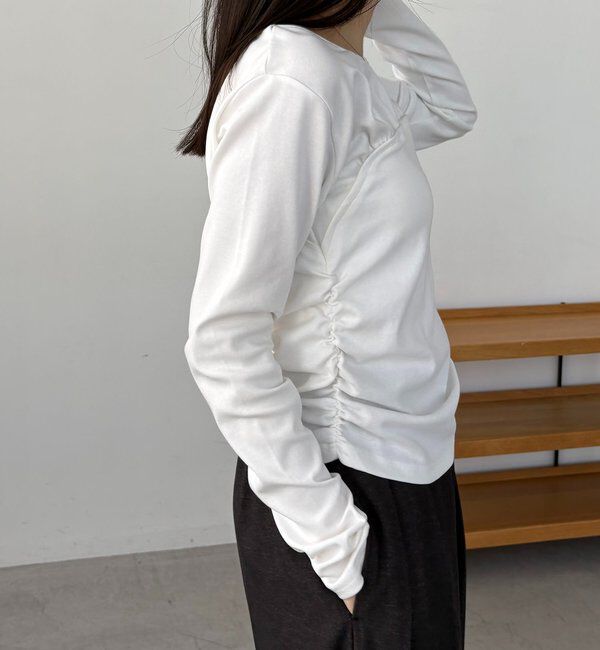  「ベア切替ギャザーT」|Tシャツ・カットソー|