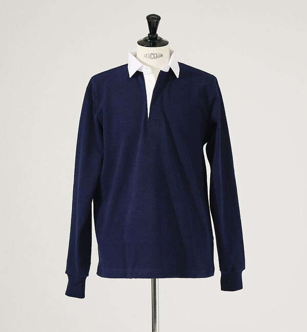 ABAHOUSE「【BARBARIAN / バーバリアン】 12oz ロングスリーブ 定番ラガー」|スウェット・ジャージ|ネイビー