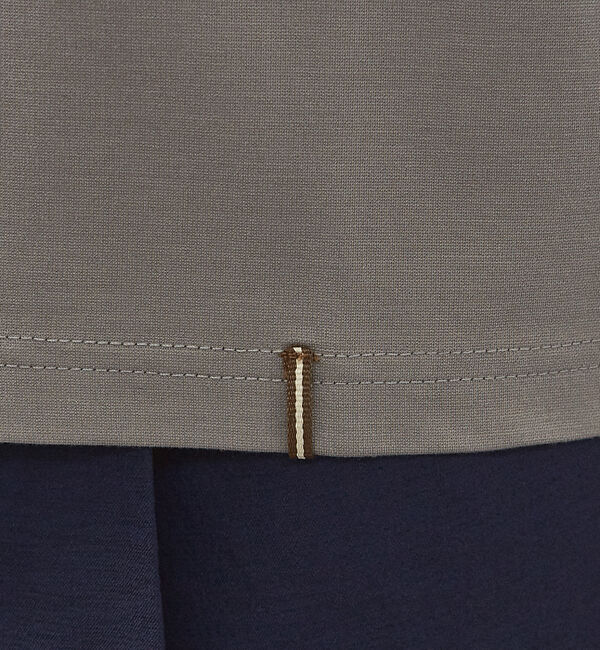 ABAHOUSE「【定番】ドレスポンチ クルーネック 長袖Tシャツ / ストレッチ」|Tシャツ・カットソー|