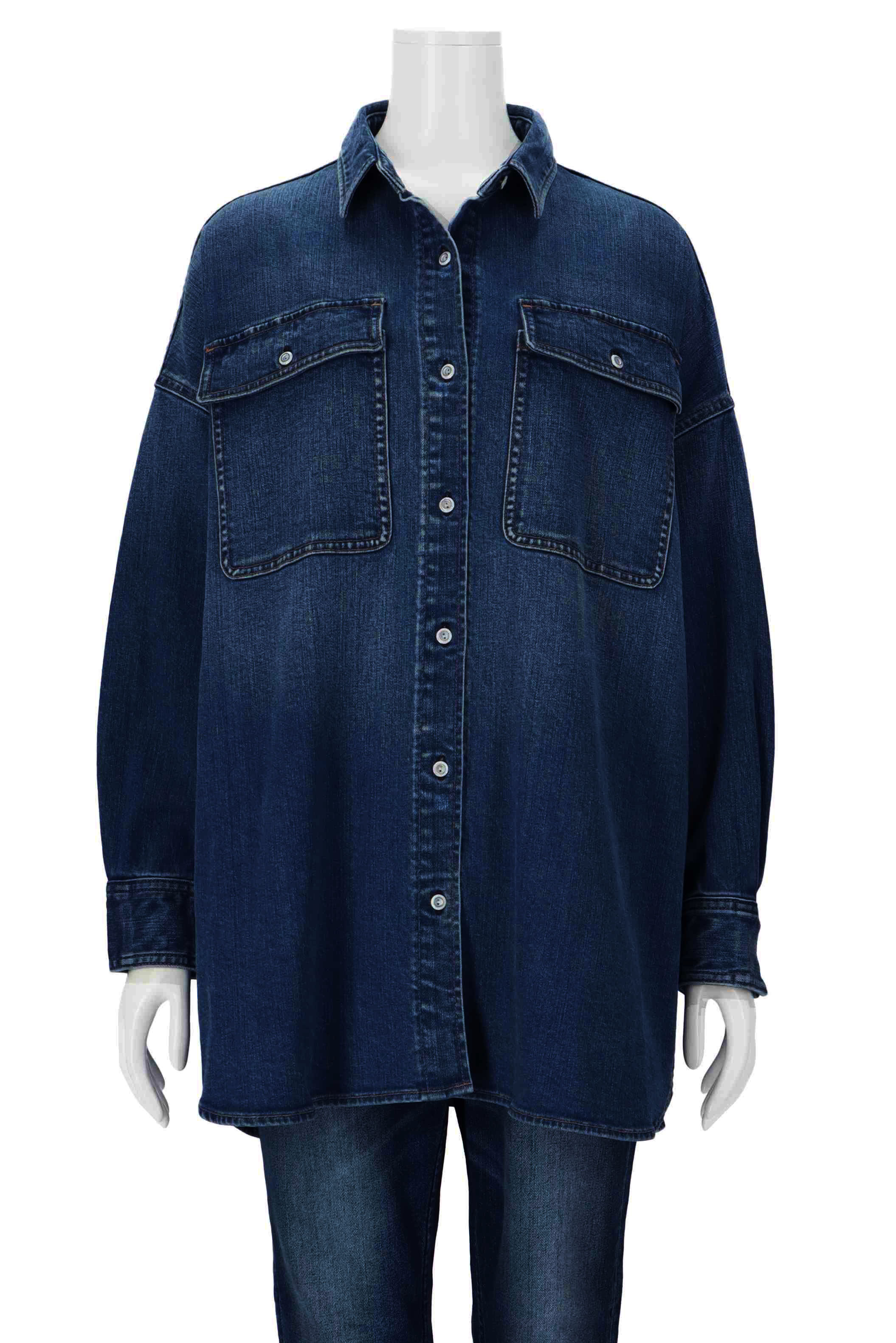 Rouge vif「【Healthy denim / ヘルシーデニム】Almond / デニムシャツ」|シャツ・ブラウス|