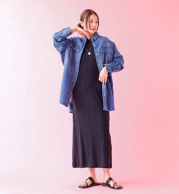 Rouge vif「【Healthy denim / ヘルシーデニム】Almond / デニムシャツ」|シャツ・ブラウス|