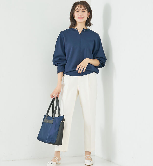 abahouse mavie「ライトダンボールドルマンプルオーバー」|スウェット・ジャージ|